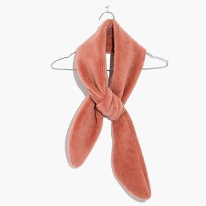 NWT Madewell Rose Sherpa Muffler Scarf